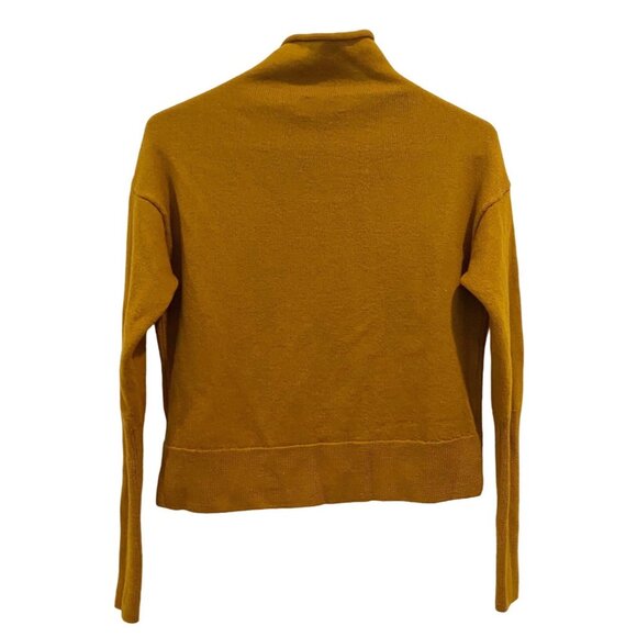 Aritzia Wilfred 100% Merino Wool Cyprie Funnel Neck Sweater Size Small - Picture 3 of 9
